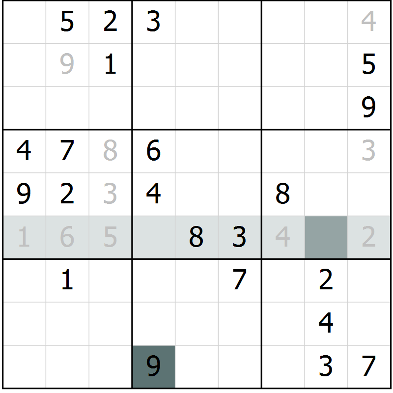 Position des candidats pour la solution de la Gr 29 page 31 du magazine de sudoku SUDOKU EXPERT n° 022