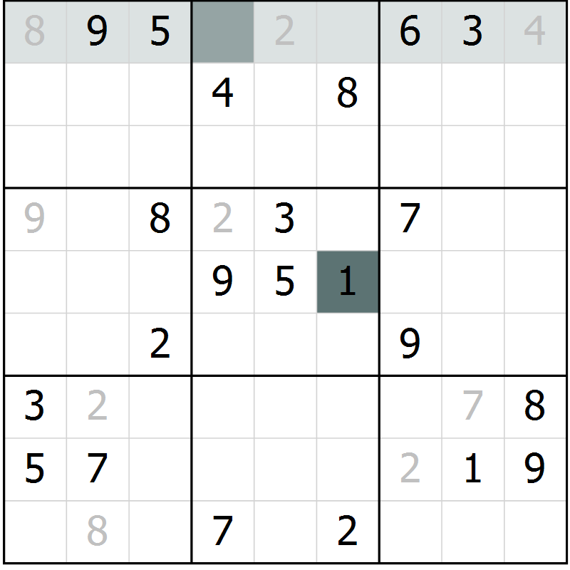 Position des candidats pour la solution de la Gr 32 page 34 du magazine de sudoku SUDOKU EXPERT n° 022