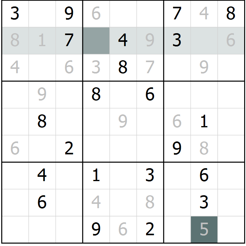 Position des candidats pour la solution de la Gr 38 page 40 du magazine de sudoku SUDOKU EXPERT n° 022