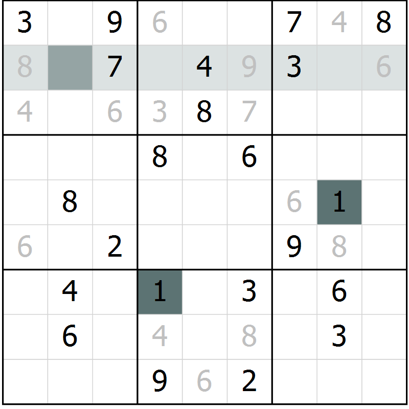Position des candidats pour la solution de la Gr 38 page 40 du magazine de sudoku SUDOKU EXPERT n° 022
