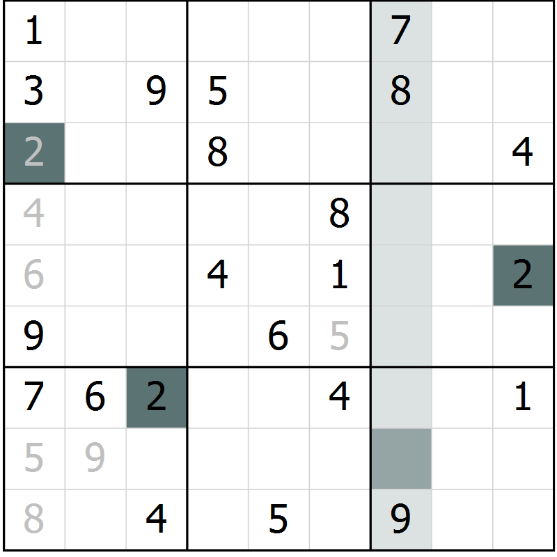 Position des candidats pour la solution de la Gr 39 page 41 du magazine de sudoku SUDOKU EXPERT n° 022