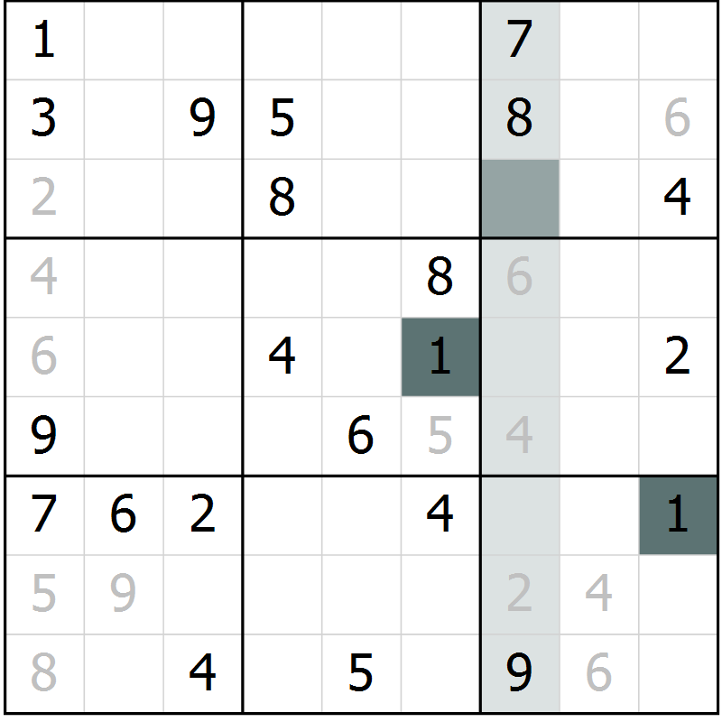 Position des candidats pour la solution de la Gr 39 page 41 du magazine de sudoku SUDOKU EXPERT n° 022