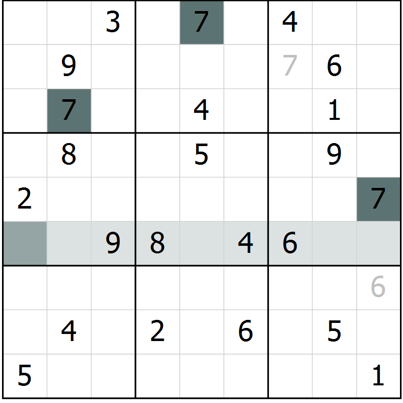 Position des candidats pour la solution de la Gr 50 page 52 du magazine de sudoku SUDOKU EXPERT n° 022
