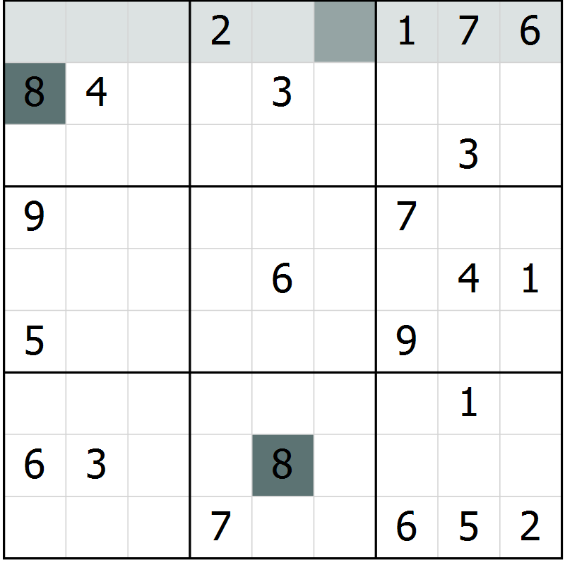 Position des candidats pour la solution de la Gr 63 page 65 du magazine de sudoku SUDOKU EXPERT n° 022