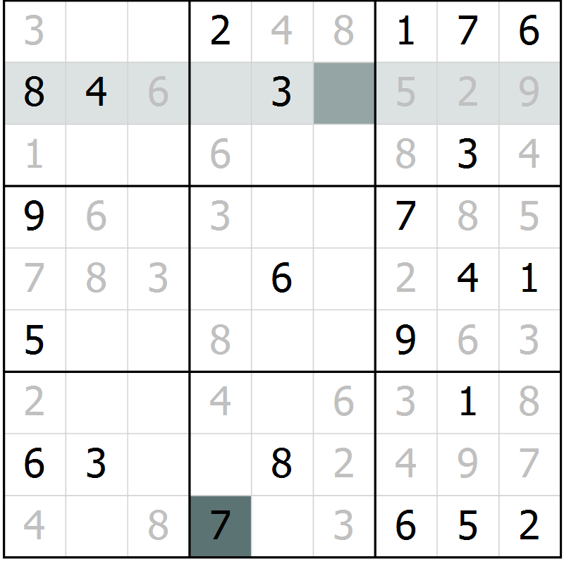 Position des candidats pour la solution de la Gr 63 page 65 du magazine de sudoku SUDOKU EXPERT n° 022