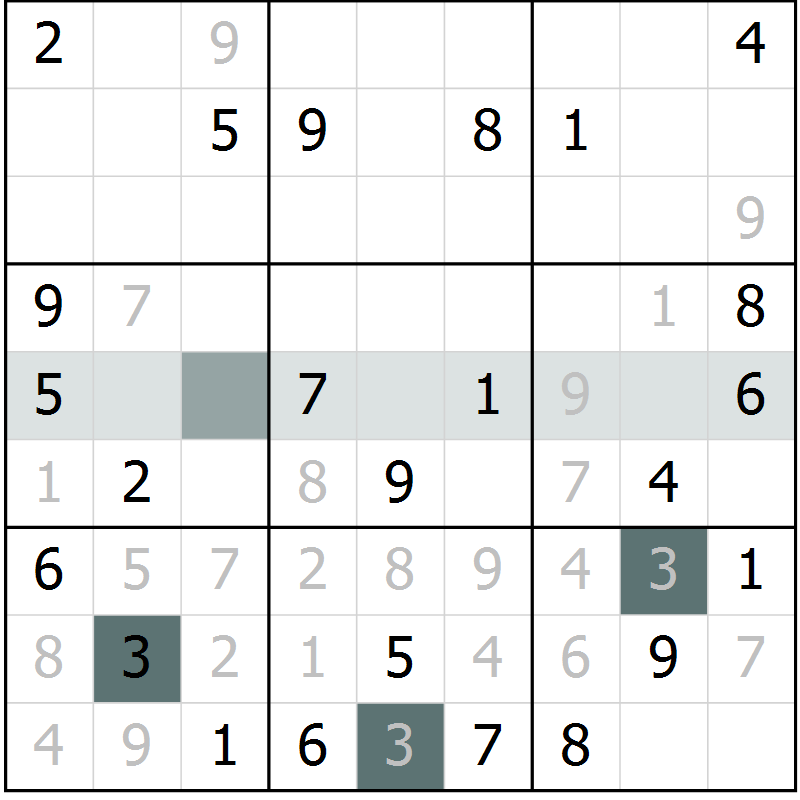 Position des candidats pour la solution de la Gr 70 page 72 du magazine de sudoku SUDOKU EXPERT n° 022