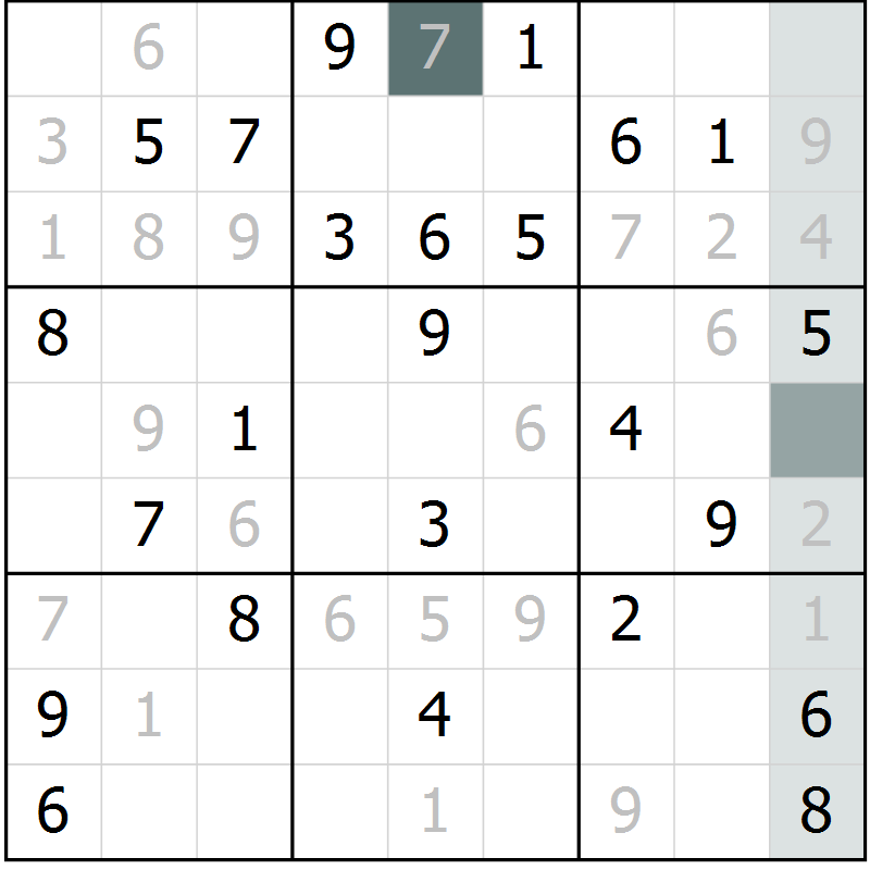Position des candidats pour la solution de la Gr 72 page 74 du magazine de sudoku SUDOKU EXPERT n° 022