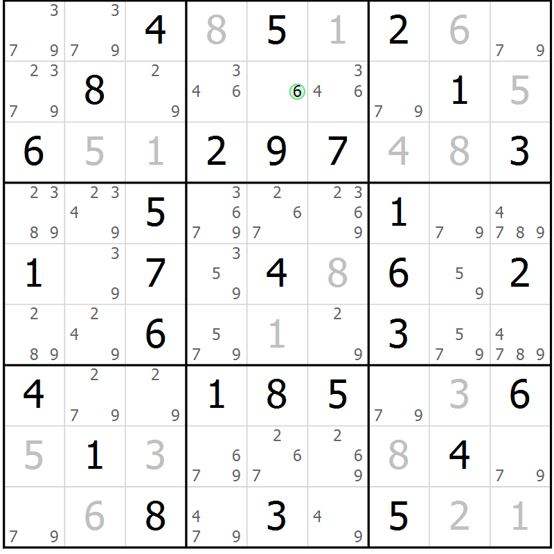 Position des candidats pour la solution de la Gr 34 page 37 du magazine de sudoku Virtuose n° 115