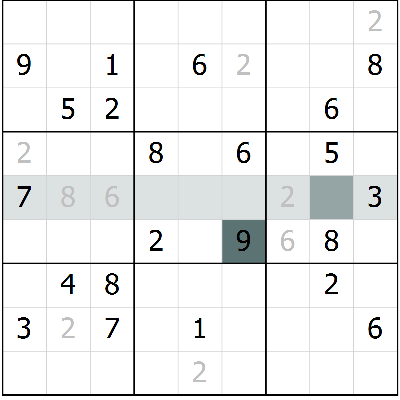 Position des candidats pour la solution de la Gr 4 page 7 du magazine de sudoku Virtuose n° 115