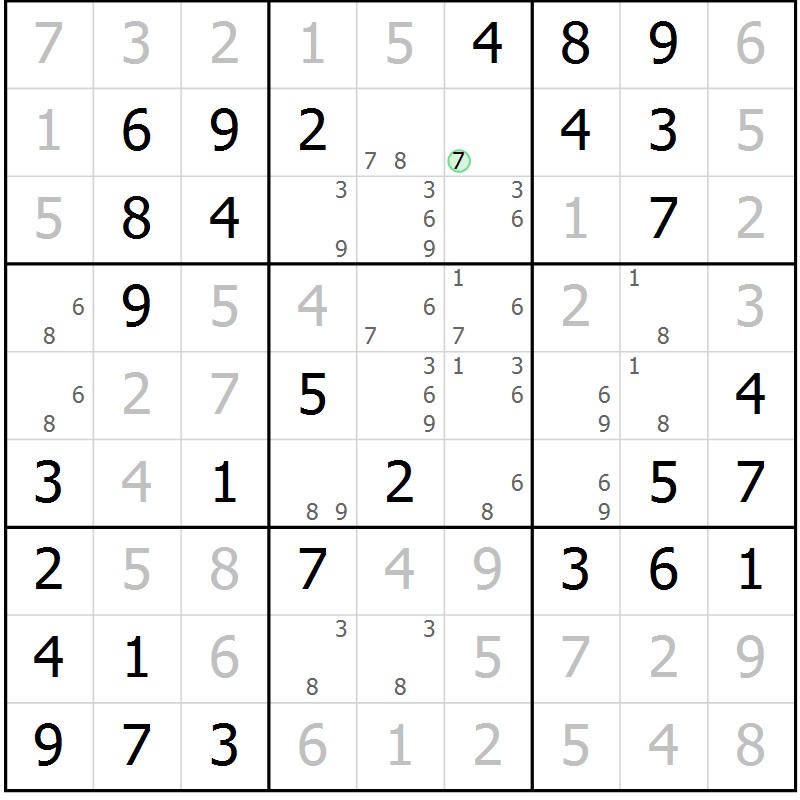 Position des candidats pour la solution de la Gr 41 page 44 du magazine de sudoku Virtuose n° 126