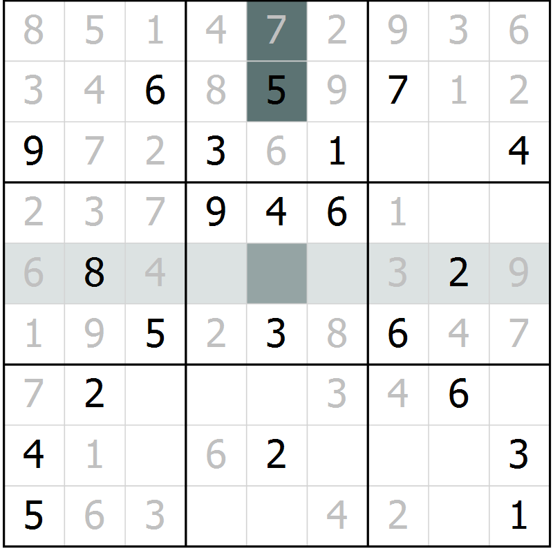 Position des candidats pour la solution de la Gr 38 page 41 du magazine de sudoku Extrême n° 038