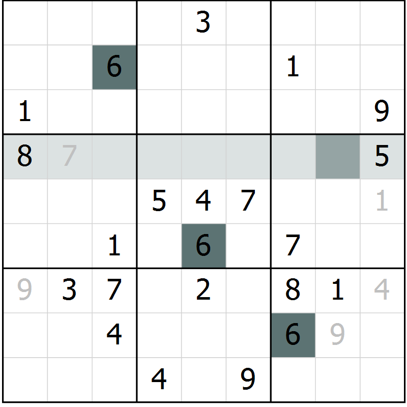 Position des candidats pour la solution de la Gr 12 page 15 du magazine de sudoku Extrême n° 042