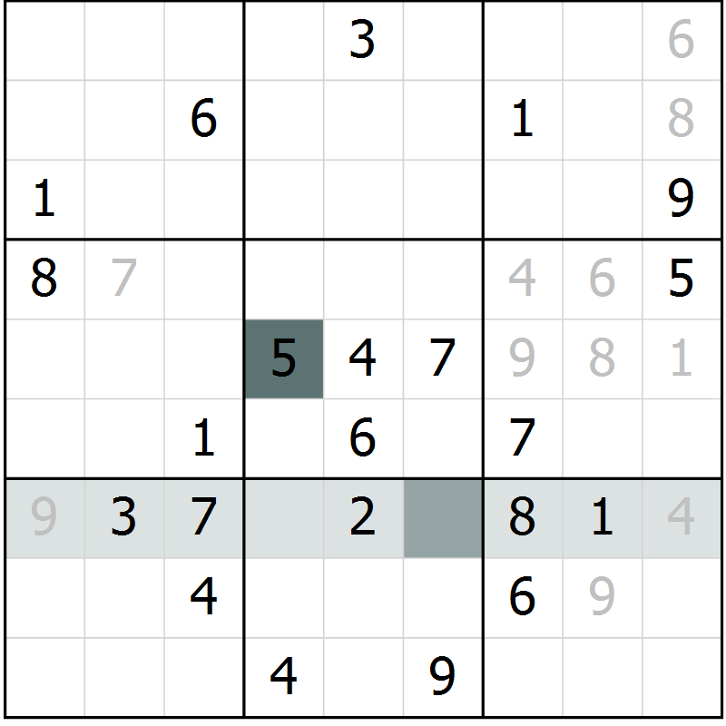 Position des candidats pour la solution de la Gr 12 page 15 du magazine de sudoku Extrême n° 042