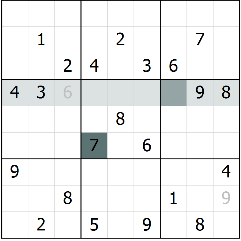 Position des candidats pour la solution de la Gr 3 page 6 du magazine de sudoku Extrême n° 042