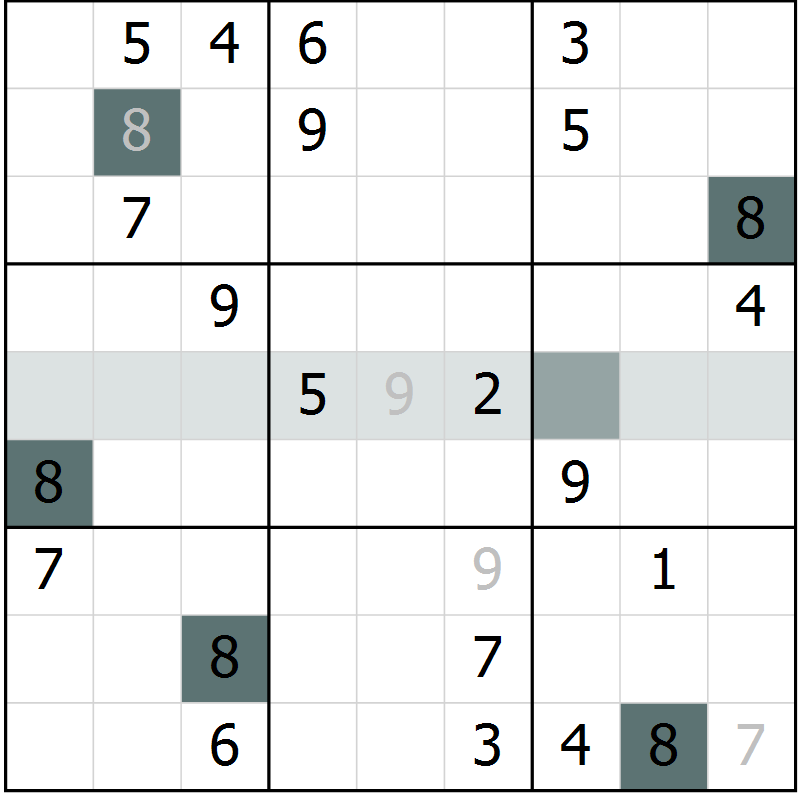 Position des candidats pour la solution de la Gr 32 page 35 du magazine de sudoku Extrême n° 042