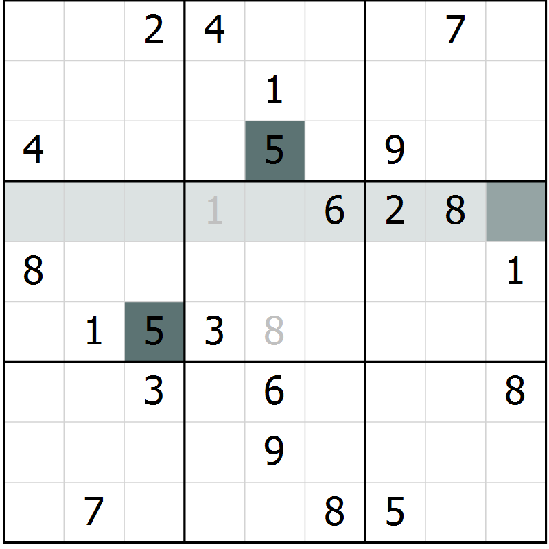 Position des candidats pour la solution de la Gr 37 page 40 du magazine de sudoku Extrême n° 042