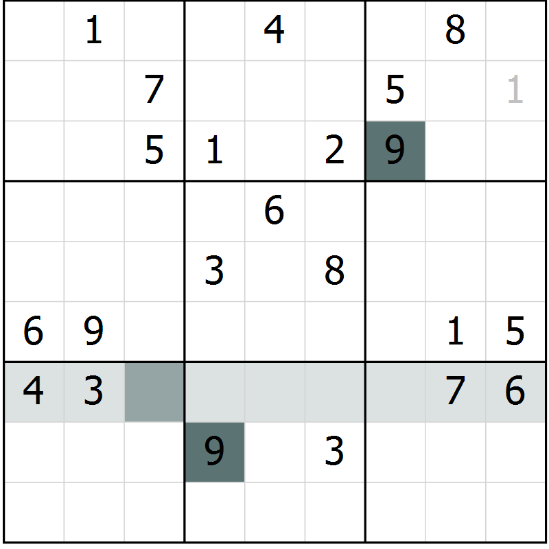 Position des candidats pour la solution de la Gr 42 page 45 du magazine de sudoku Extrême n° 042