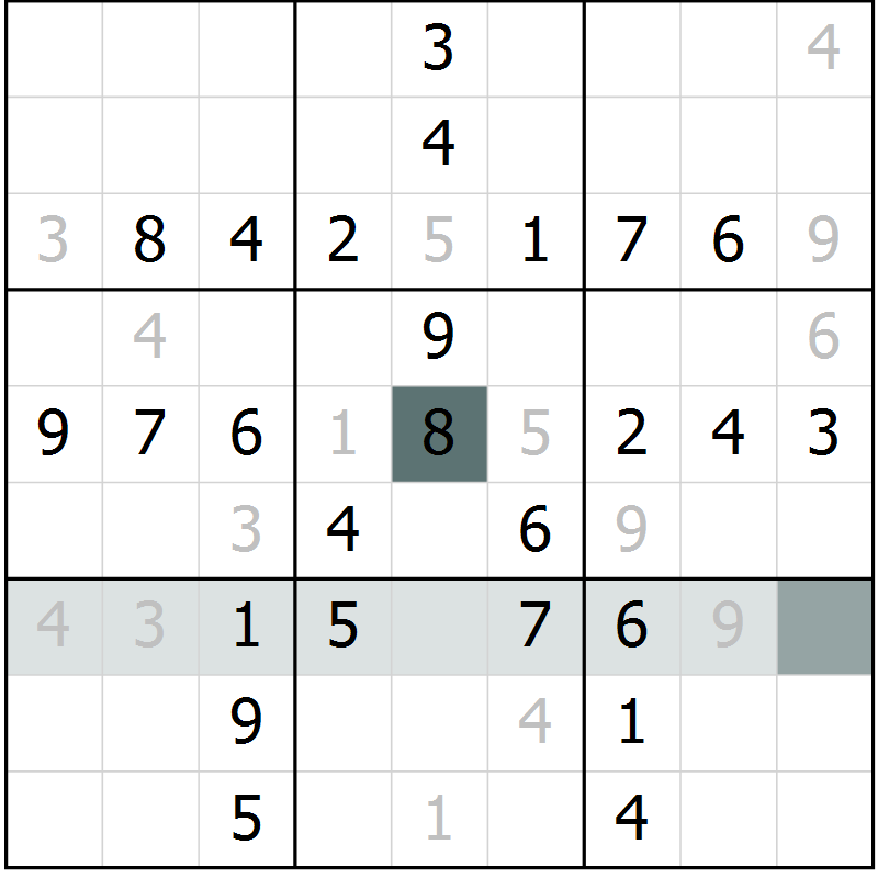 Position des candidats pour la solution de la Gr 37 page 39 du magazine de sudoku Success n° 007