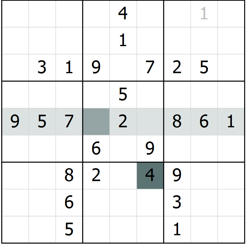 Position des candidats pour la solution de la Gr 29 page 31 du magazine de sudoku Success n° 020