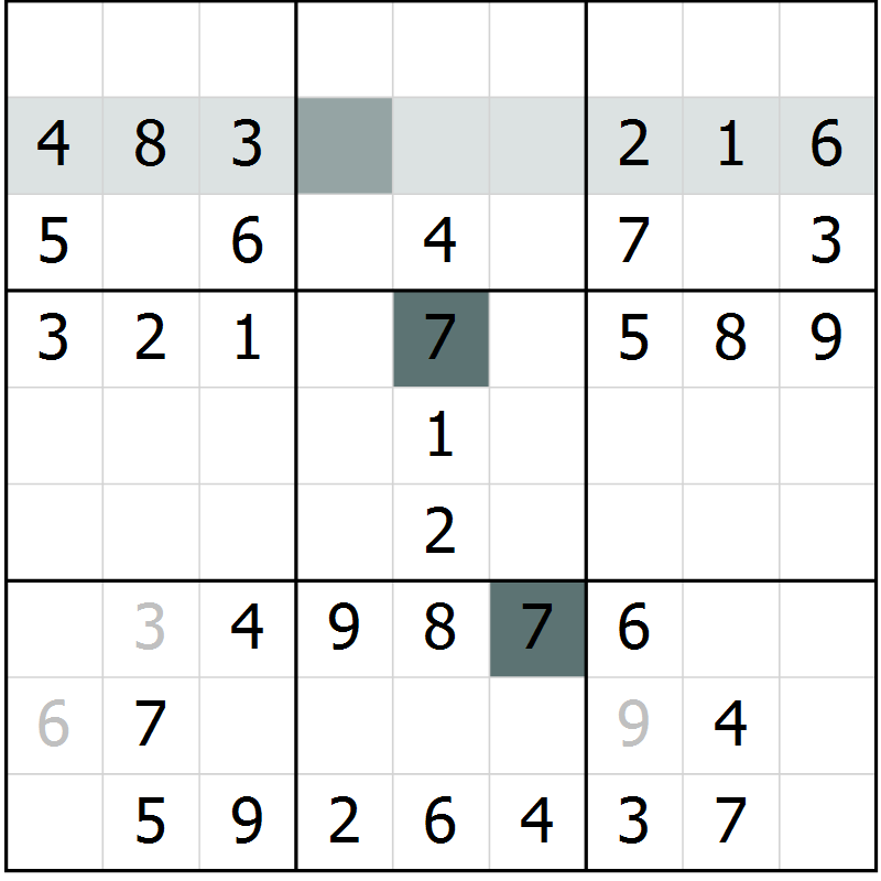 Position des candidats pour la solution de la Gr 35 page 37 du magazine de sudoku SUDOKU SUCCESS n° 022
