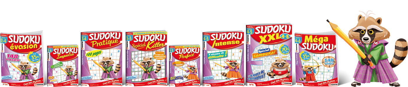 Sudoku niveau 4 à 5