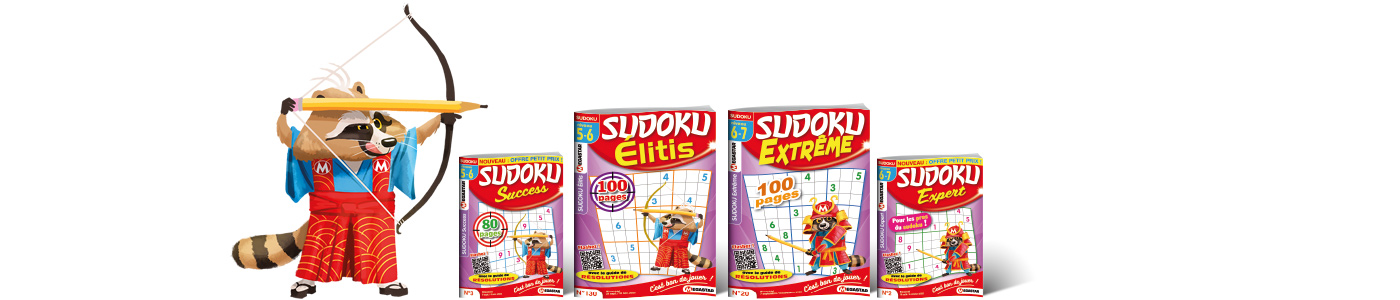 Sudoku niveau 6 à 7