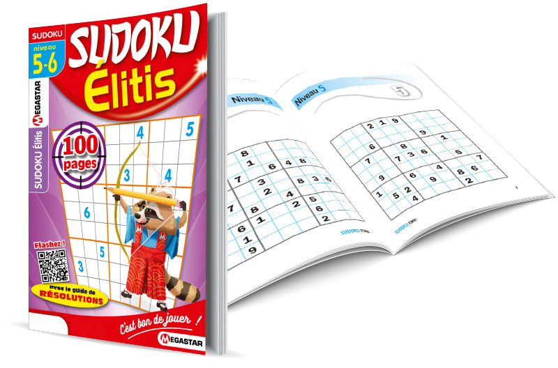 Magazine de jeux Sudoku Élitis