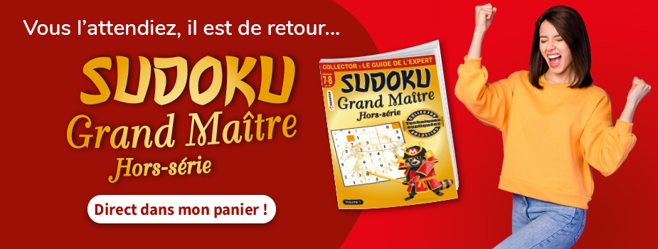 La revue Grand Maître pour les amoureux du Sudoku